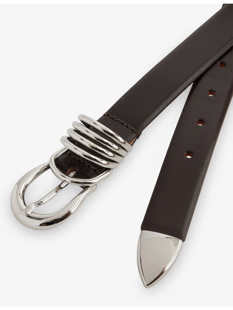 Hollyhock suede leather belt 99cm length (British brand)