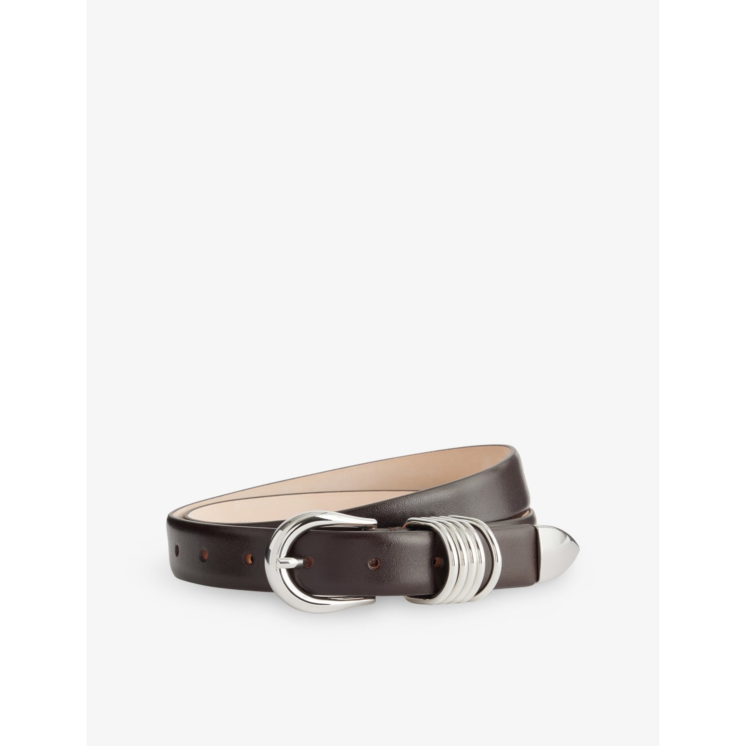 Hollyhock Leather Belt - XS