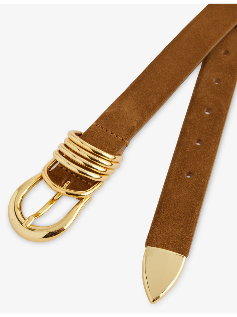 Hollyhock suede belt 99cm length 2.5cm width, imported from the UK