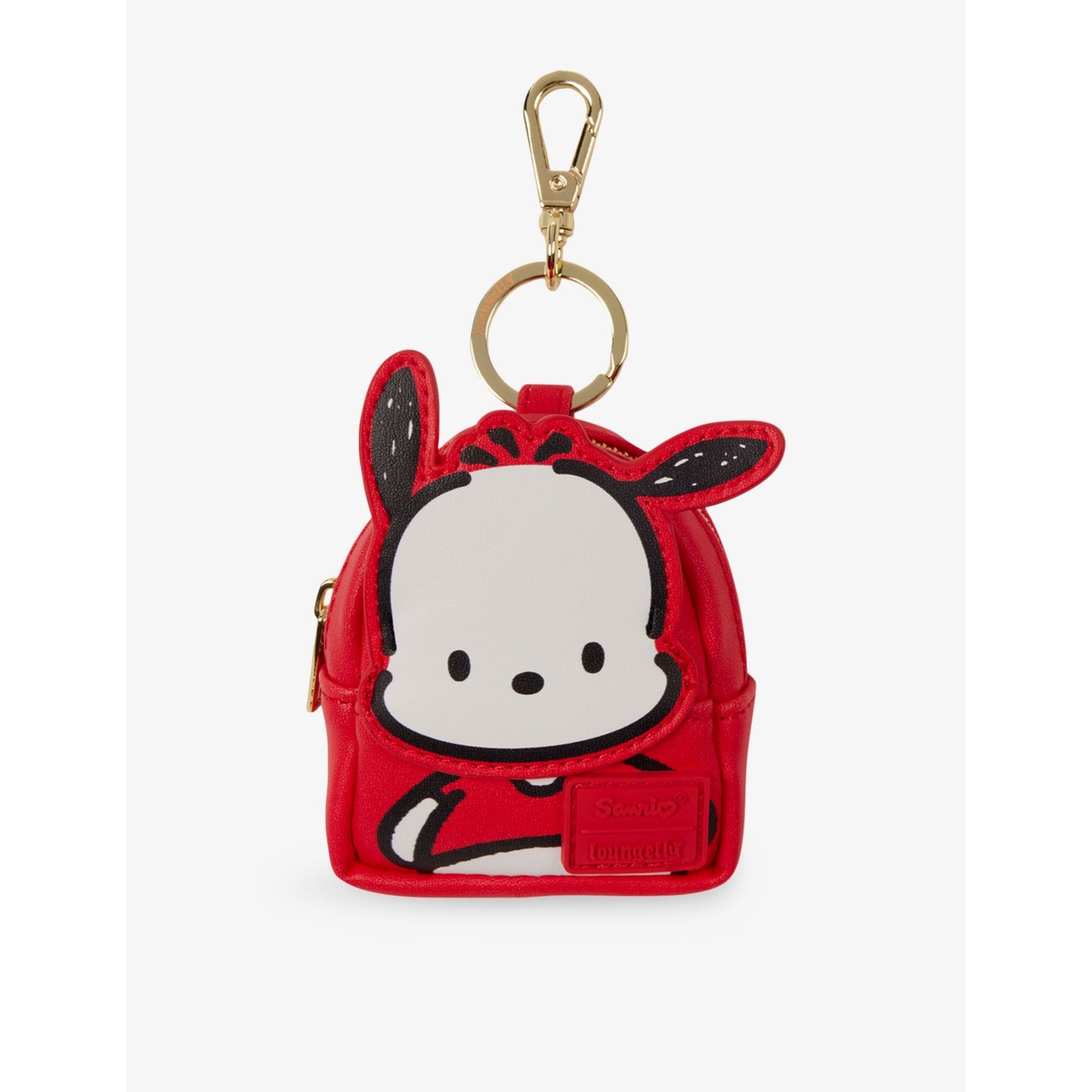 Loungefly Sanrio mini keychain charm, 7.6cm faux leather - British product