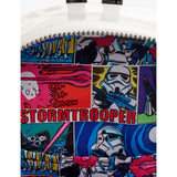 Loungefly Stormtrooper mini woven backpack, imported from the UK