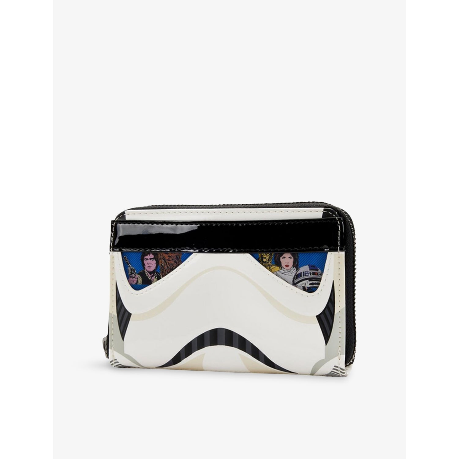 Loungefly Stormtrooper woven wallet with zip fastening, UK version