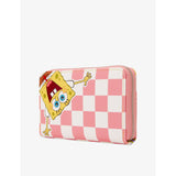 Loungefly SpongeBob and Patrick checkered zip-around wallet 15.2cm, UK version
