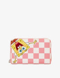 Loungefly SpongeBob and Patrick checkered zip-around wallet 15.2cm, UK version