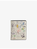 Duke + Dexter Dean sketch-print leather wallet, smooth finish (British brand)