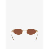 Cartier CT0630S oval-frame metal sunglasses (British brand)