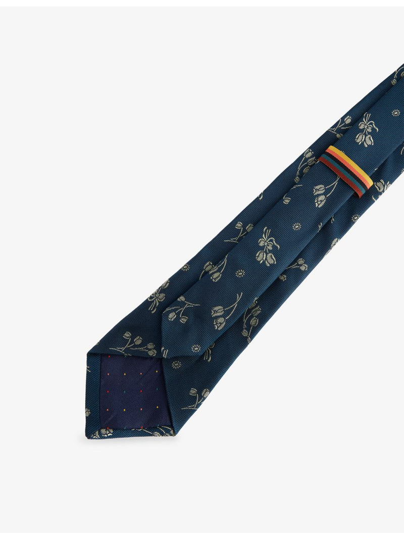 Paul Smith Tulips silk tie, imported from the UK