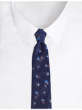 Paul Smith silk tie with floral pattern and wide blade (British brand)