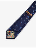 Paul Smith silk tie with floral pattern and wide blade (British brand)