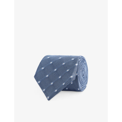 selfridges Paul Smith Dots Silk Tie- Buy online at McGrocer
