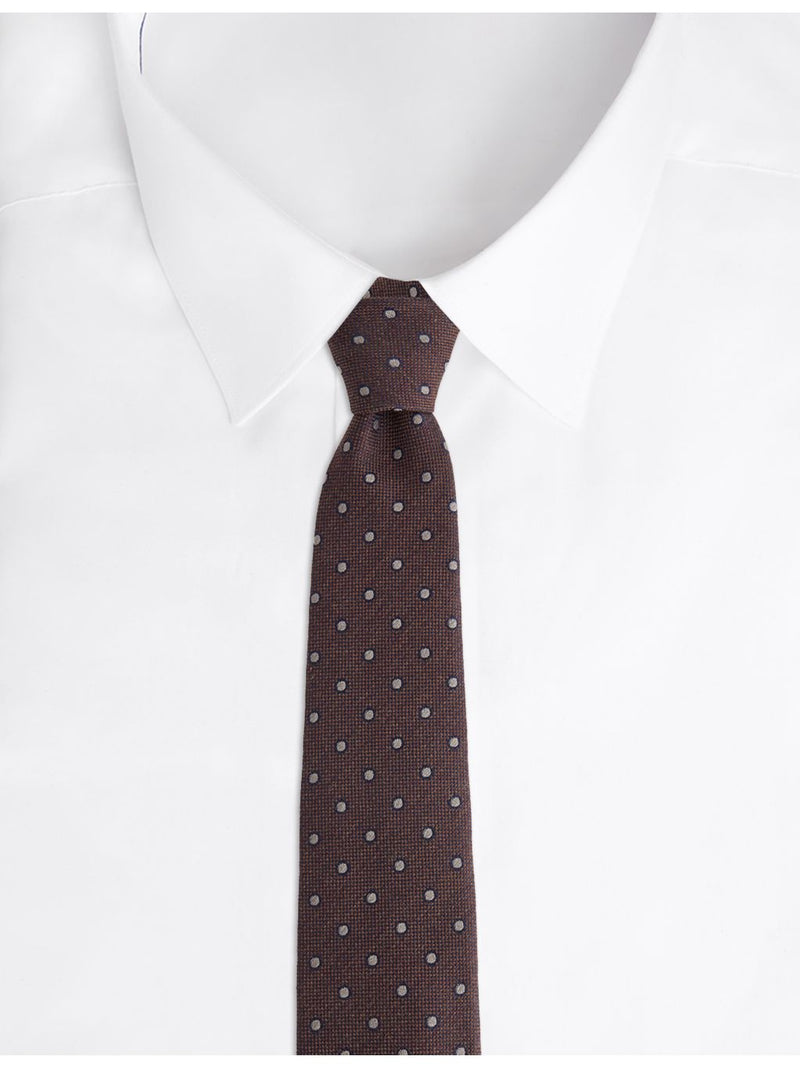 Paul Smith spot-print silk and wool-blend tie, UK version
