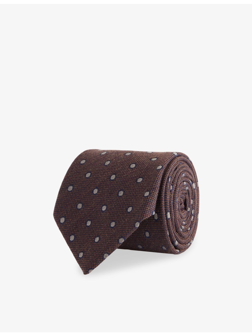 Paul Smith spot-print silk and wool-blend tie, UK version