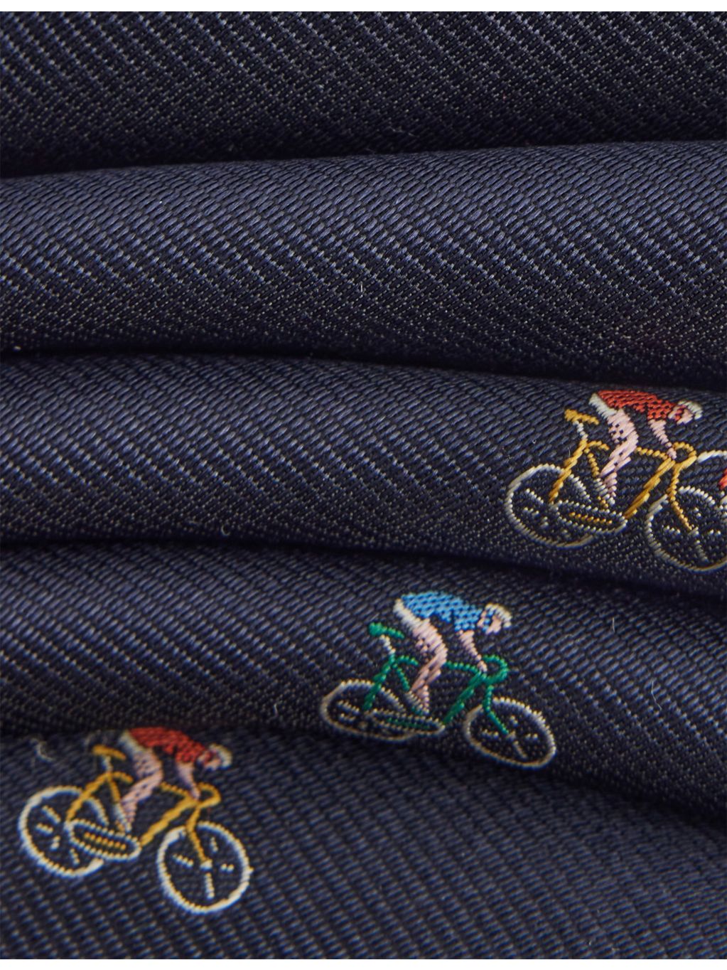 Paul Smith silk tie with bicycle pattern - British product