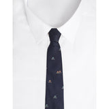 Paul Smith silk tie with bicycle pattern - British product