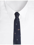 Paul Smith silk tie with bicycle pattern - British product