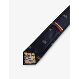 Paul Smith silk tie with bicycle pattern - British product