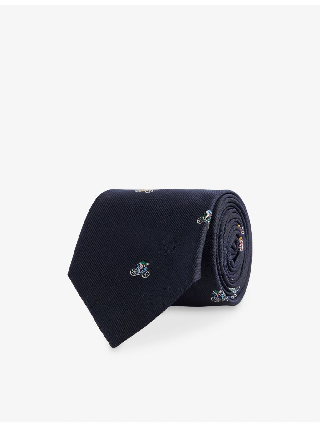 Paul Smith silk tie with bicycle pattern - British product