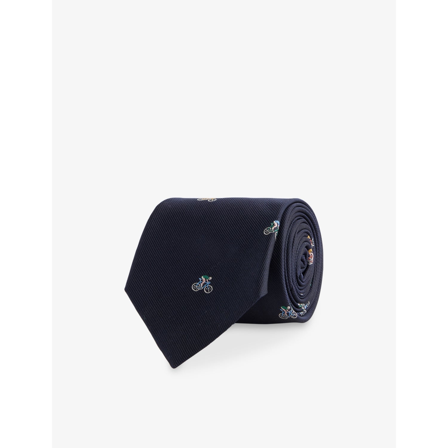 Paul Smith silk tie with bicycle pattern - British product