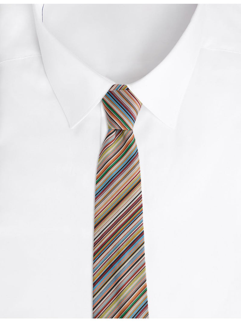 Paul Smith signature striped silk tie (British brand)