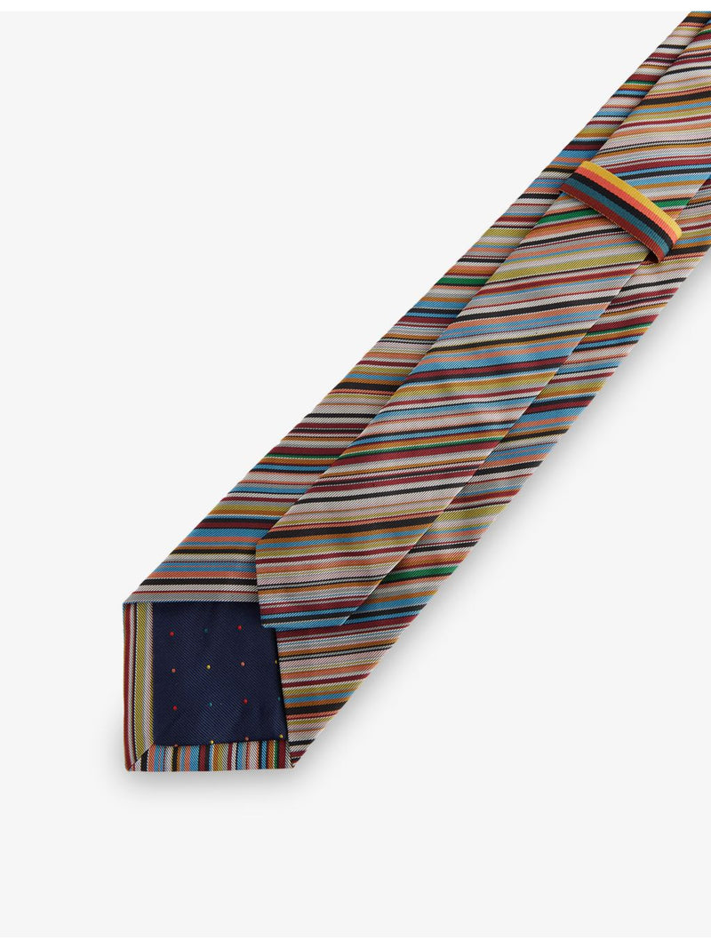 Paul Smith signature striped silk tie (British brand)