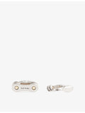 Paul Smith bicycle chain cufflinks in silver-toned metal (British brand)