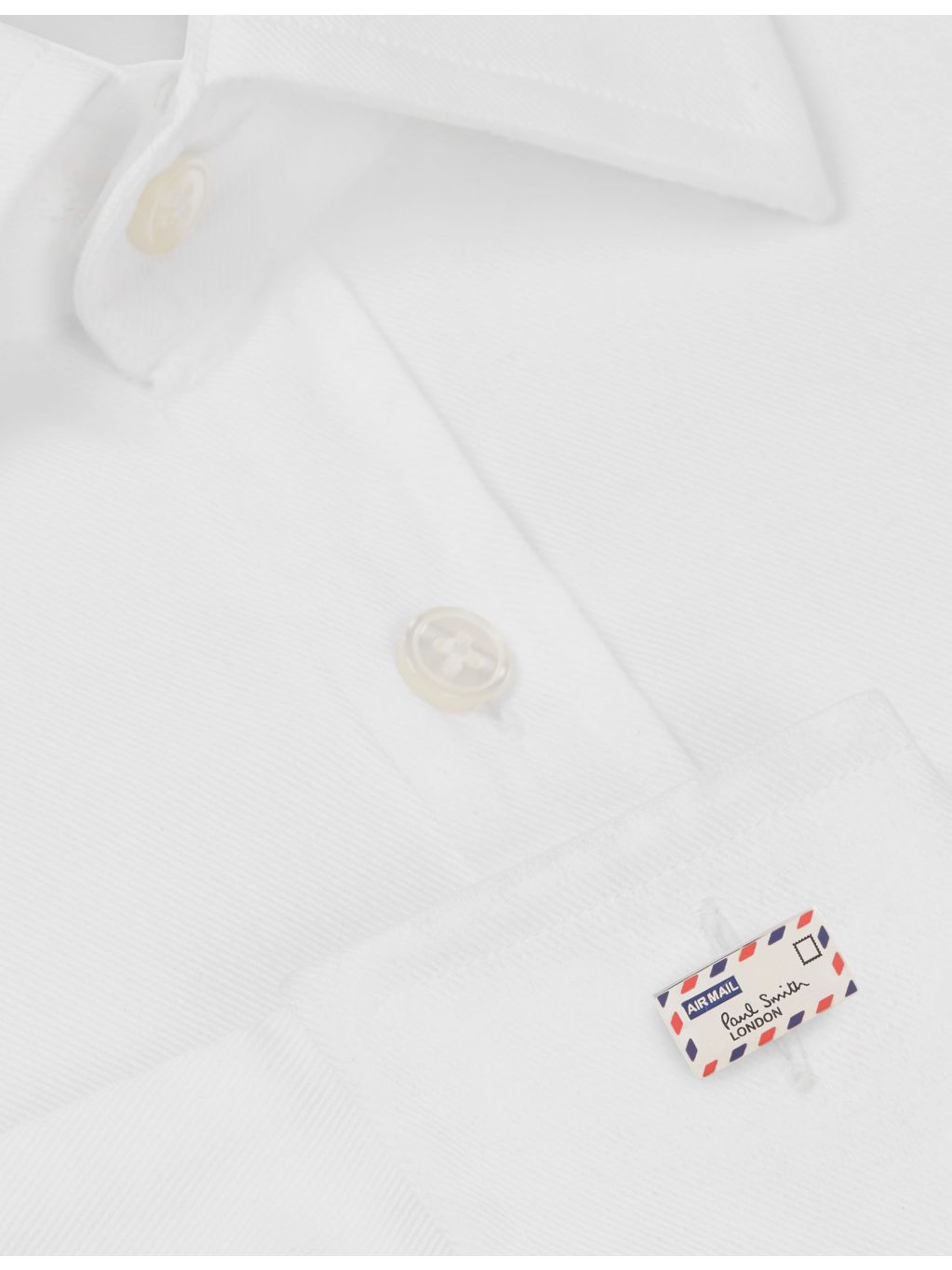 Paul Smith Airmail metal cufflinks 1.1cm, UK version