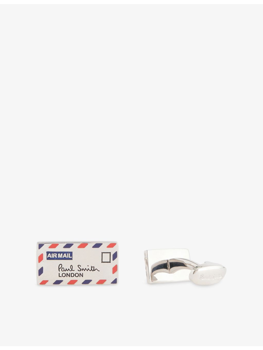 Paul Smith Airmail metal cufflinks 1.1cm, UK version