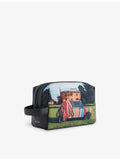 Paul Smith graphic faux-leather washbag - British product
