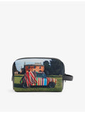 Paul Smith graphic faux-leather washbag - British product