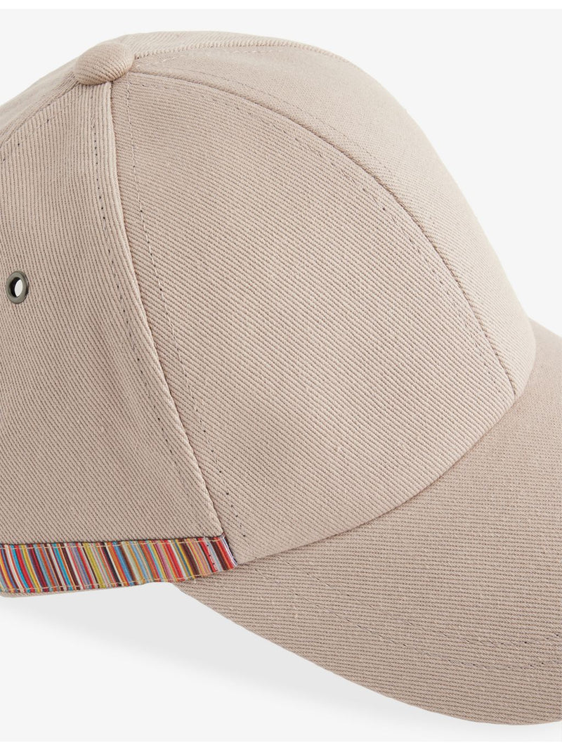 Paul Smith corduroy cap with stripe trim - British product