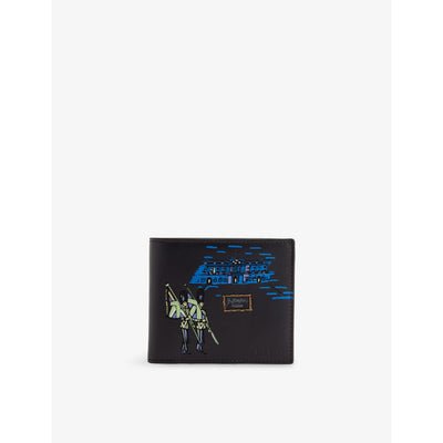 selfridges Paul Smith Buckingham Palace Leather Billfold Wallet- Buy online at McGrocer