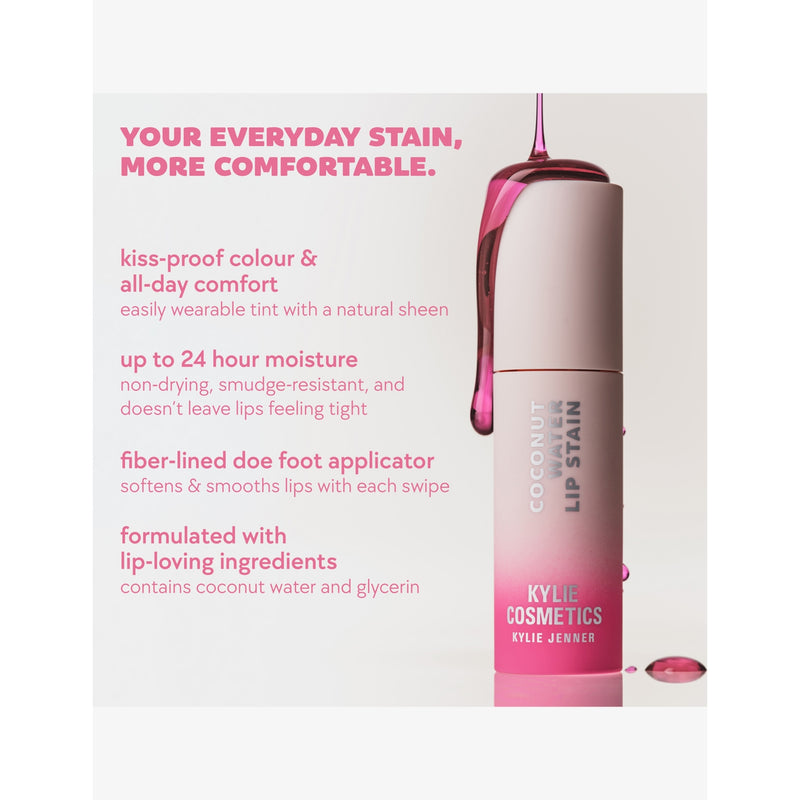 Kylie by Kylie Jenner coconut water lip stain, imported from the UK