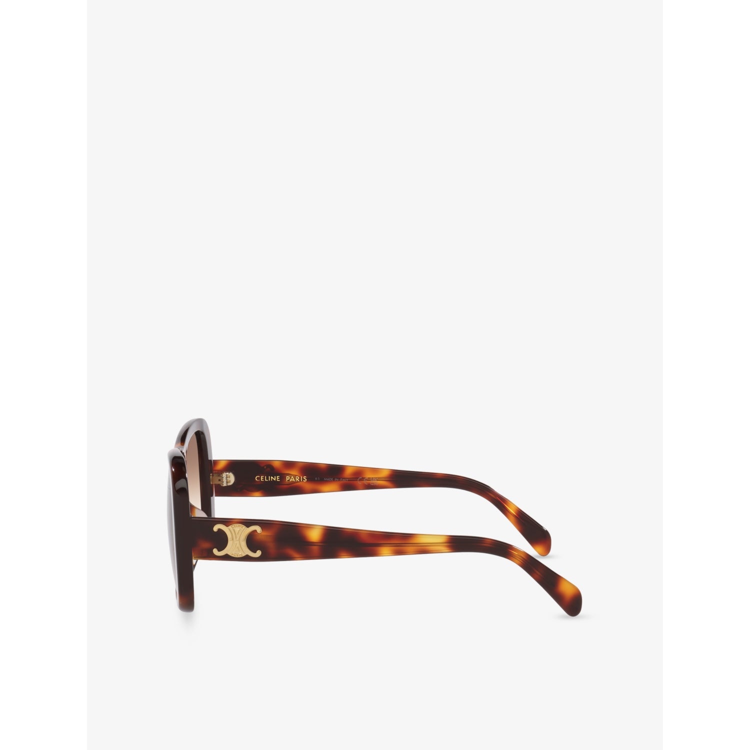 Celine Triomphe pilot-frame acetate sunglasses, UK version