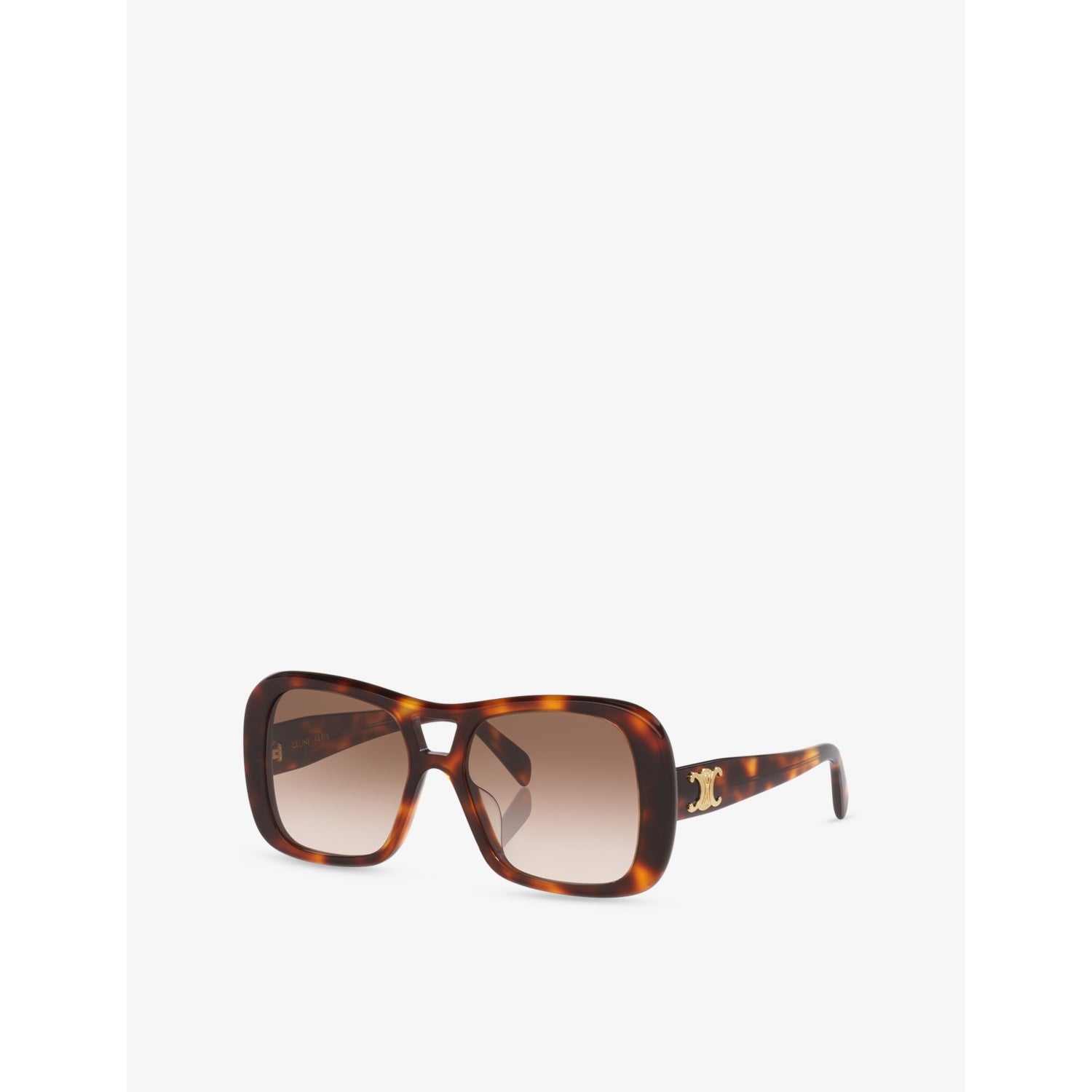 Celine Triomphe pilot-frame acetate sunglasses, UK version