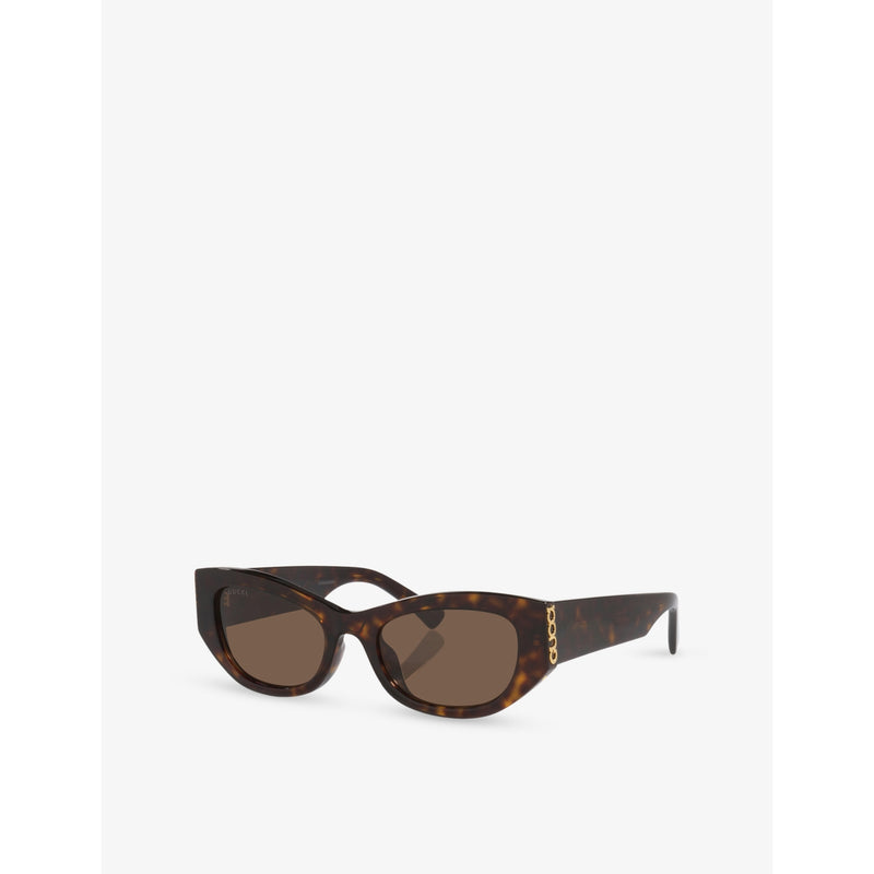 Gucci cat-eye acetate sunglasses GG2044SA (British brand)