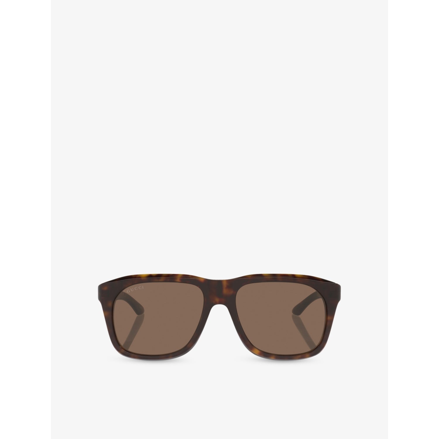 Gucci GG2077S rectangle acetate sunglasses with 5.5cm lens - British product
