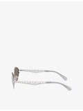 Michael Kors Gold Coast metal sunglasses with irregular frame, MK1181 - British product