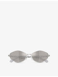 Michael Kors Gold Coast metal sunglasses with irregular frame, MK1181 - British product