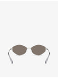 Michael Kors Gold Coast metal sunglasses with irregular frame, MK1181 - British product
