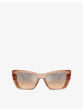 Michael Kors MK2270U Tokyo butterfly-frame acetate sunglasses, UK version