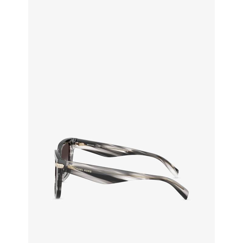 Michael Kors Santo Domingo square-frame acetate sunglasses - British product