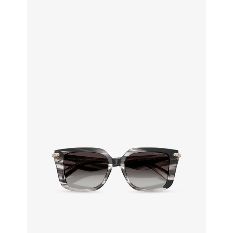 Michael Kors Santo Domingo square-frame acetate sunglasses - British product