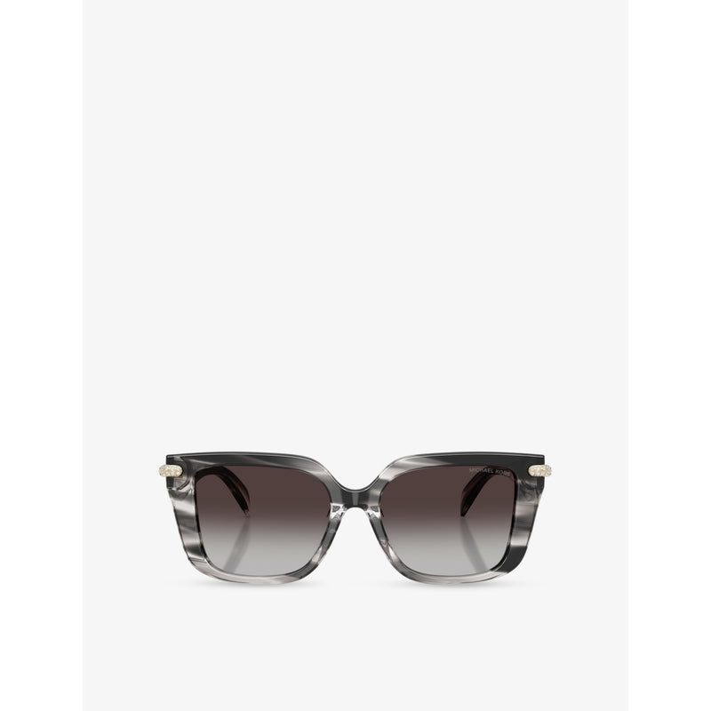 Michael Kors Santo Domingo square-frame acetate sunglasses - British product