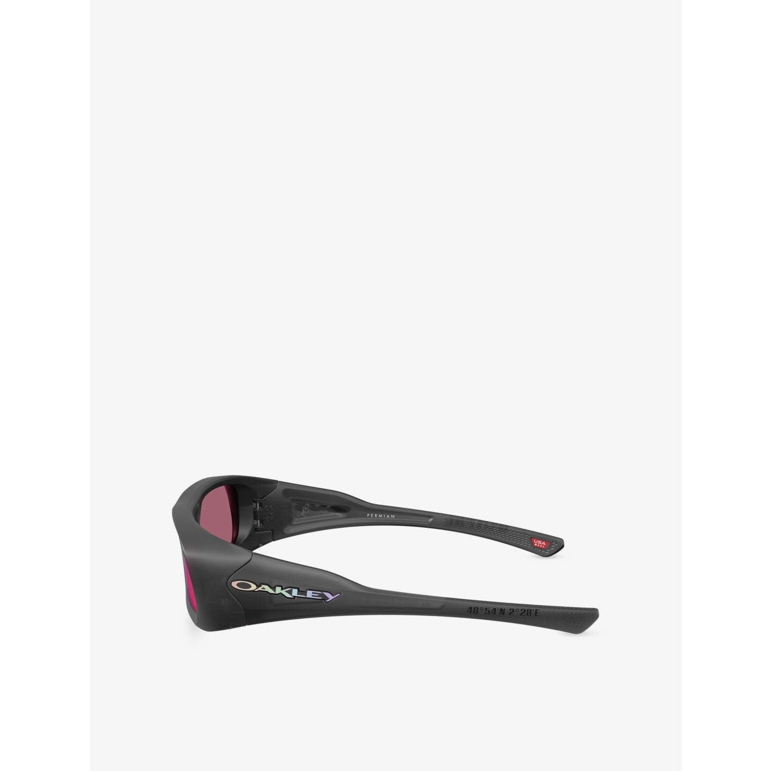Oakley rectangle-frame polycarbonate sunglasses OO9520, imported from the UK