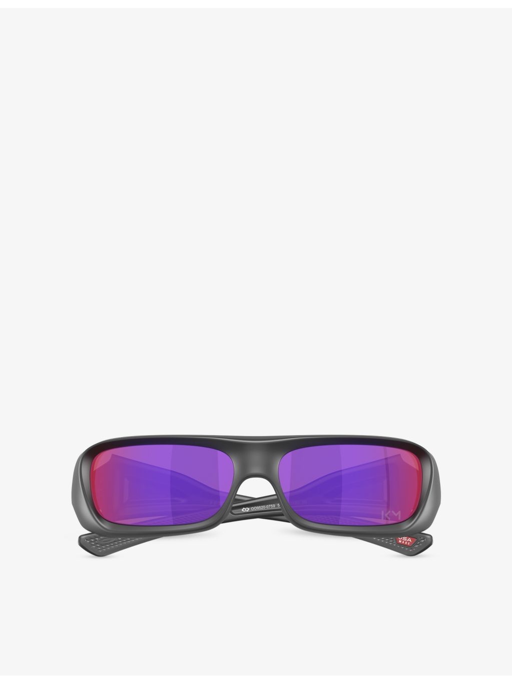 Oakley rectangle-frame polycarbonate sunglasses OO9520, imported from the UK