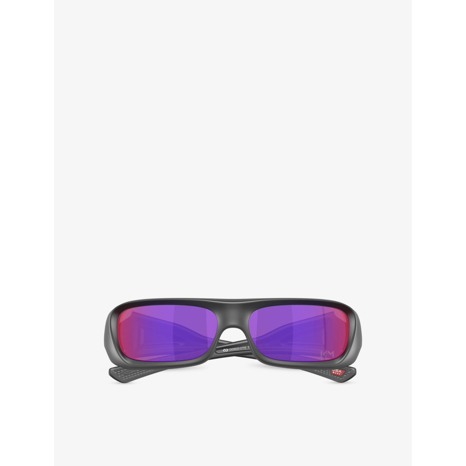 Oakley rectangle-frame polycarbonate sunglasses OO9520, imported from the UK