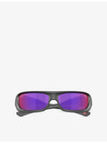 Oakley rectangle-frame polycarbonate sunglasses OO9520, imported from the UK