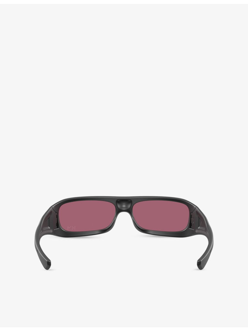 Oakley rectangle-frame polycarbonate sunglasses OO9520, imported from the UK