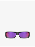 Oakley rectangle-frame polycarbonate sunglasses OO9520, imported from the UK