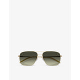 Oliver Peoples Clifton aviator sunglasses, imported from the UK